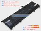 Dell xps 15-9575-d2805ts 11.4V 75Wh batterie de ordinateur portable