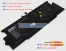 Dell latitude 7410 817vm 11.4V 68Wh batterie de ordinateur portable