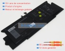 Dell latitude 7410 k1gw2 11.4V 68Wh batterie de ordinateur portable