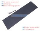 Rtdpart 3582276c 7.6V 38Wh batterie de ordinateur portable