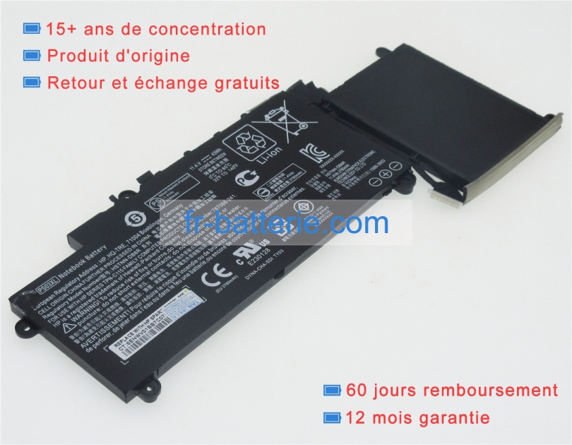 Hp 787520-005 11.4V 43Wh batterie de ordinateur portable - Cliquez sur l'image pour la fermer