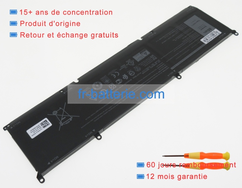 Batterie de haute qualité pour Dell Precision 5550 (56Wh, 3