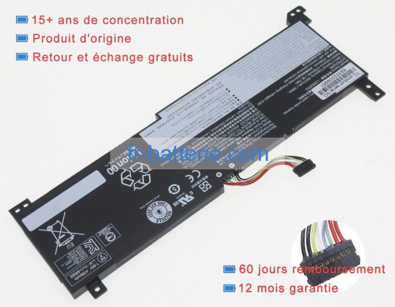 Lenovo ideapad 14itl6 82h700lsbm 38Wh batterie de ordinateur  portable