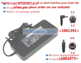 Clevo w230st barebones 19V 6.32A adaptateur de ordinateur portable