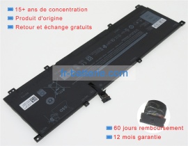 Dell xps 15-9575-d2805ts 11.4V 75Wh batterie de ordinateur portable